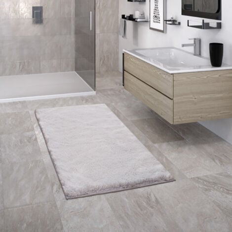 Tappeto Diatomite 39x60cm Grigio - Assorbente, Antiscivolo | Per Bagno, Doccia