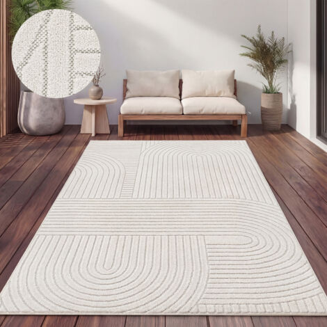 Tappeto HANSE Home Telu Indoor/outdoor – Resistente Alle Intemperie – Grigio/beige – 63 Cm (e Altre Misure) – Motivo Moderno - 4