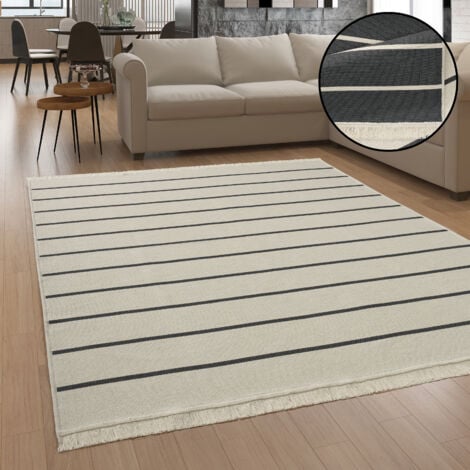 Paco Home Tappeto Salotto Moderno Soggiorno Lavabile In Lavatrice Motivo Scandinavo Boho 60x90 cm, Grigio 3