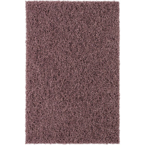 Pad à main POLINOX L224xl154 mm grossier 100 brun rouge PFERD