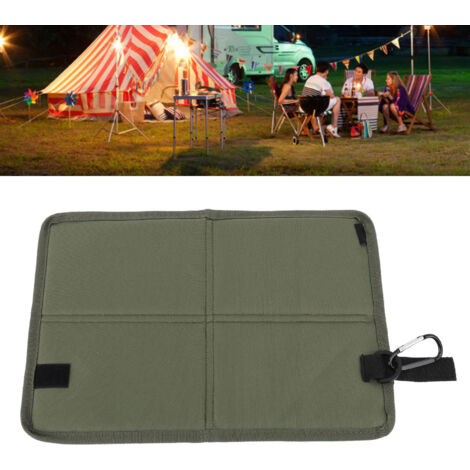 [Pad de camping pliable] [Coussin imperméable léger] Tapis de siège pliant portable 88g oxford 35.5x25.5cm vert militaire pour activités outdoor pic-nic trek
