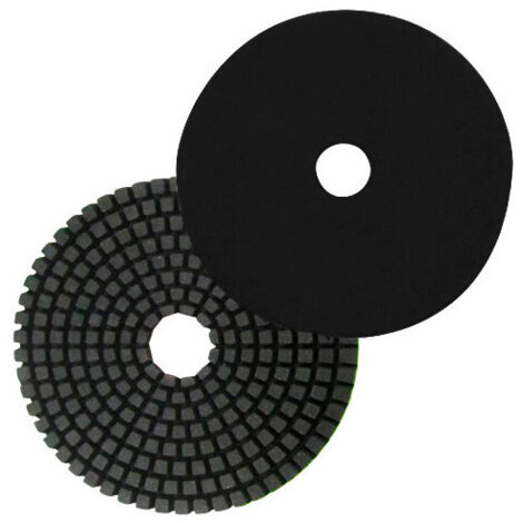 Pad de polissage diamanté à eau auto-agrippant D.100 mm x Gr. BUFF - Granit, marbre, pierre naturelle - Diamwood