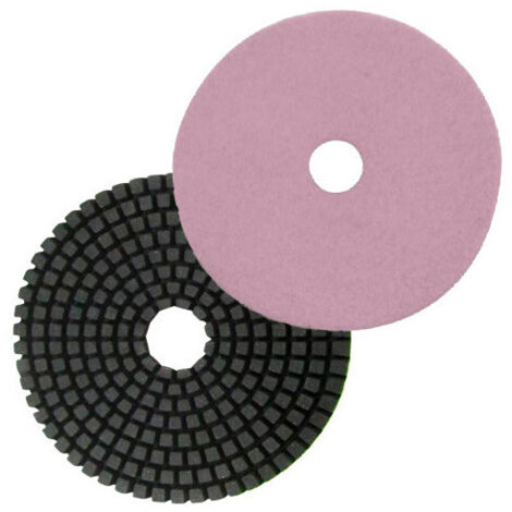 Pad de polissage diamanté à eau auto-agrippant D.125 mm x Gr. 3000 - Granit, marbre, pierre naturelle - Diamwood