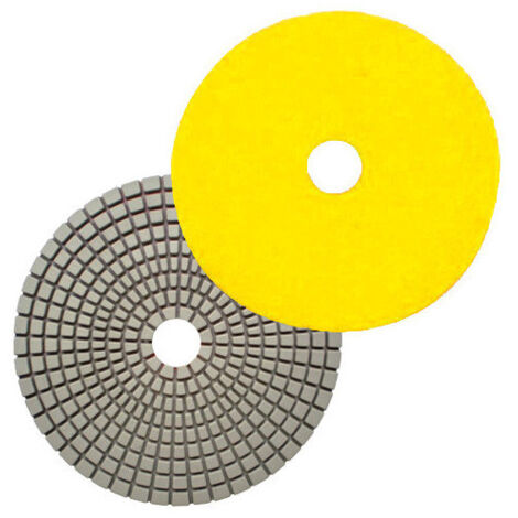 Pad de polissage diamanté à sec auto-agrippant D.125 mm x Gr. 50 - Béton - Diamwood