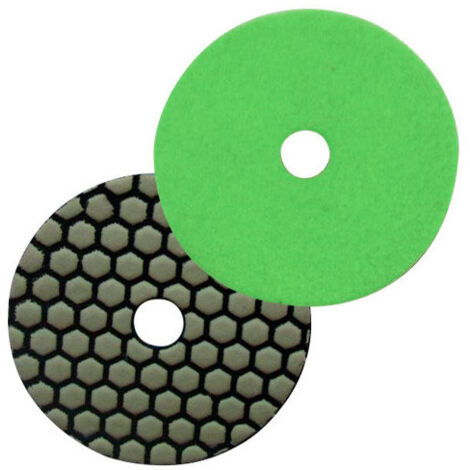 Pad de polissage diamanté à sec auto-agrippant D.125 mm x Gr. 800 - Granit, marbre, pierre naturelle - Diamwood