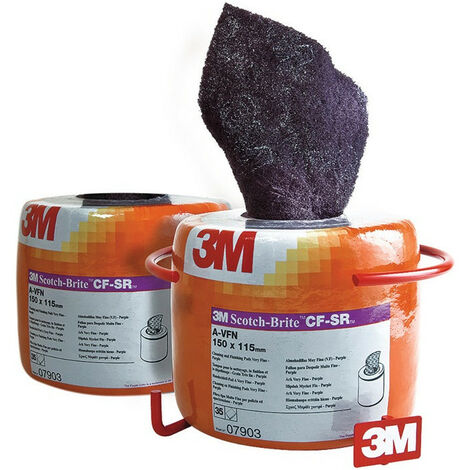 Pad main Scotch Brite™ CF-SR L115xl150mm very fine 400 violet 3M