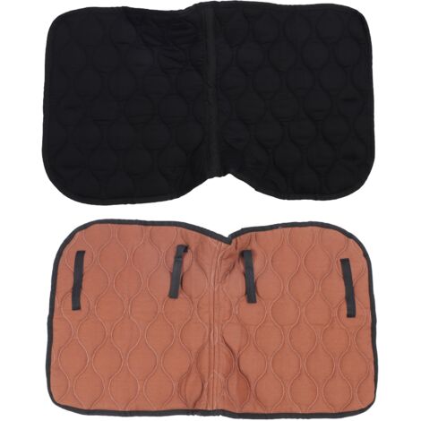 [Pad Saddle] Cloth Respirant et Comfortable pour Training 98x57cm 570g Coffee et Black