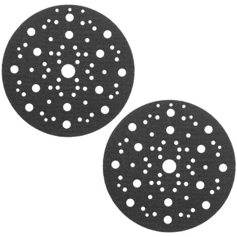 Pad Saver 2er-Pack Schleifscheibenschutzhüllen, 150 mm, mit 70 Löchern, mit Verschluss, kompatibel mit Mirka 8295612111, für Mirka 150-mm-Schleifteller