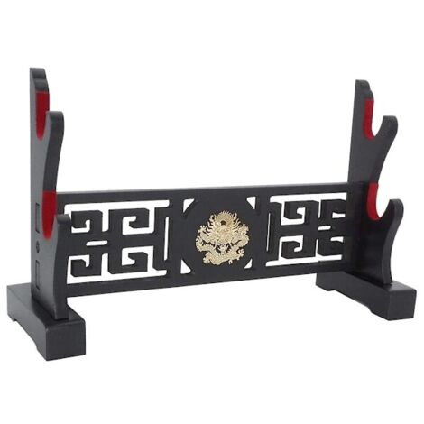Padded Sword Stand Display Velvet Protect Sword Stand Compatible Katana Genji Japanese Templar Sword Stand -dragon