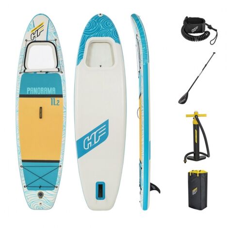 Paddle SUP gonflable Bestway PANORAMA avec hublot 3,40m Hydro-Force