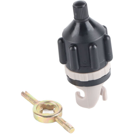 Paddleboard-Pumpenadapter, einfaches Aufpumpen, tragbar, wasserdicht für schwarze Gummiboards und Boote