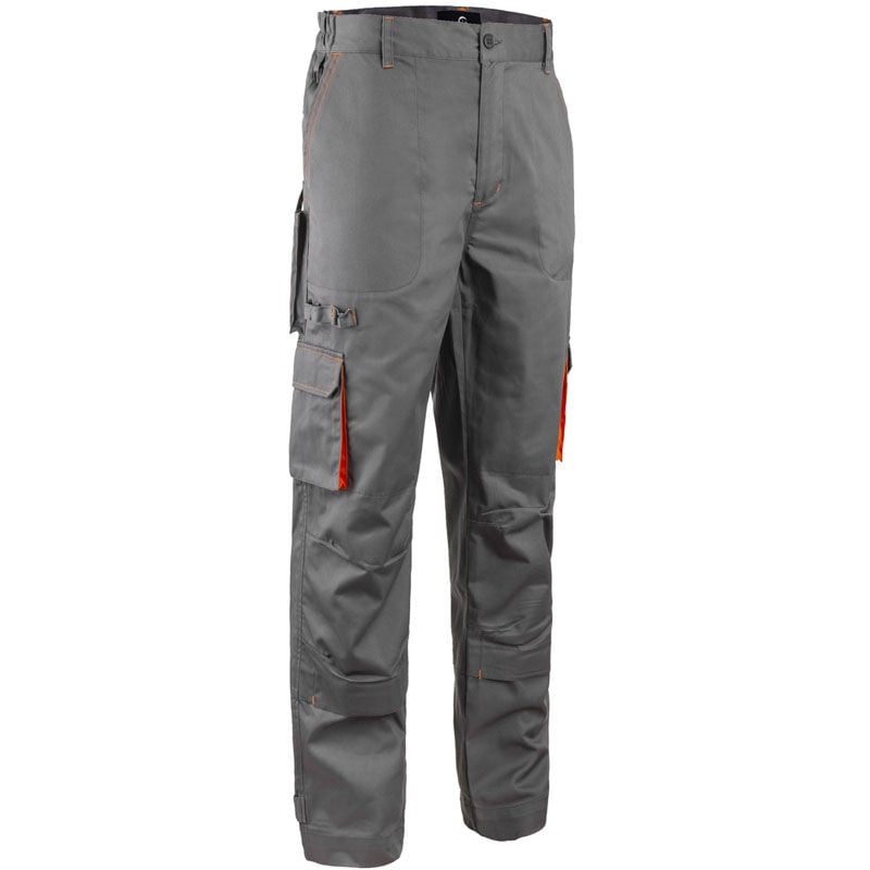 Pantalon Paddock ii coton polyester gris/orange tl Coverguard 5PAP15000L