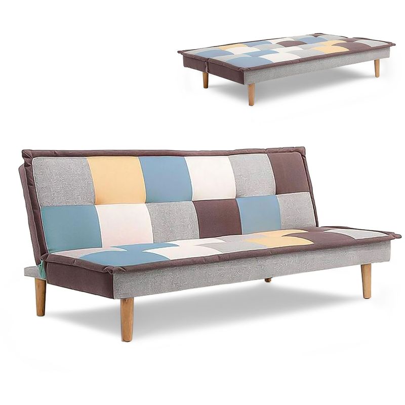 PADDY - Banquette clic clac design 3 places multicolore ...