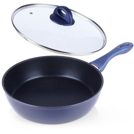 PADELLA A INDUZIONE DIAMOND CON COPERCHIO ANTIADERENTE, 28 CM