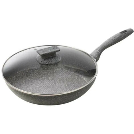 Padella Ad Induzione Con Coperchio In Vetro 28cm