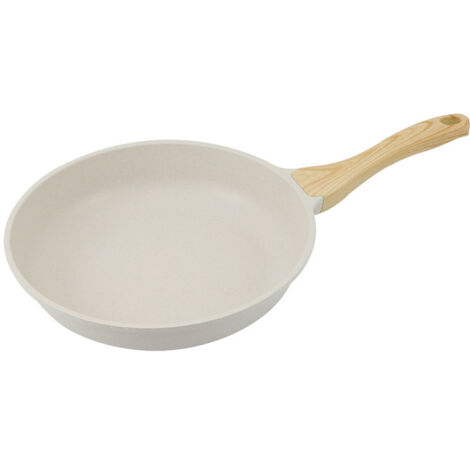 Padella antiaderente in ceramica - 28 cm - Sana e atossica - Adatta all'induzione - Senza PFAS e PFOA - Lavabile in lavastoviglie - Manico Cool Touch