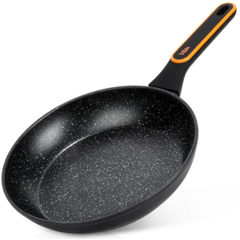 PADELLA ANTIADERENTE IN GRANITO NERO PER PIANO COTTURA A INDUZIONE E A GAS, 26 CM