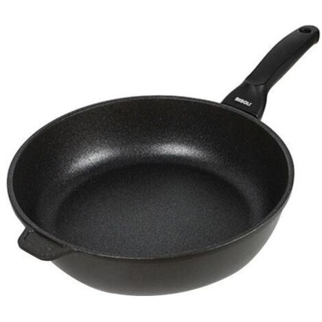 Padella da Cucina Risoli Alta 28cm Nera Plus