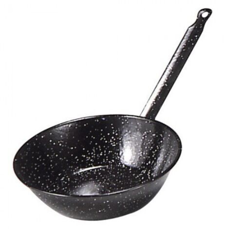 Padella Doppia Con Manico Smaltato 20 cm.