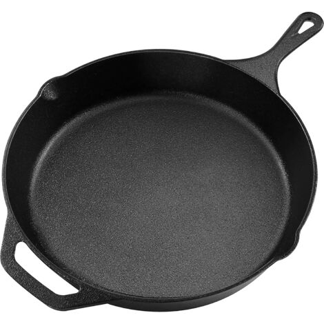 Padella in ghisa pre-stagionata - Padelle - Pentole sicure per interni ed esterni - Padella in ghisa da 12"