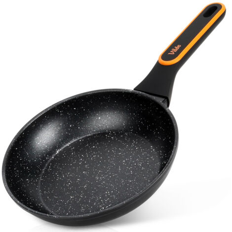 PADELLA IN GRANITO CON RIVESTIMENTO ANTIADERENTE IN PIETRA, PER PIANO COTTURA A INDUZIONE, 20 CM