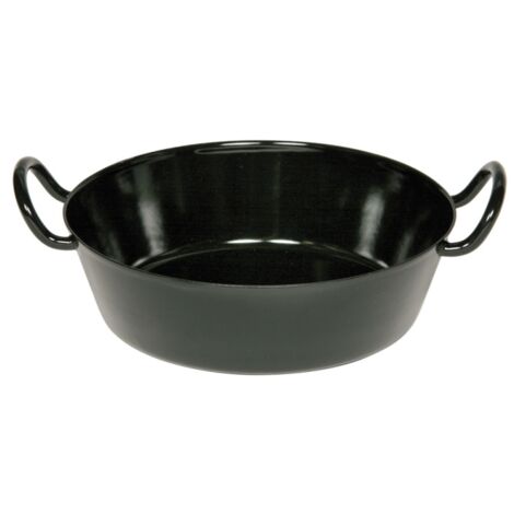 Padella per cotolette Riess Classic 24 smalto nero per tutti i tipi di piano cottura