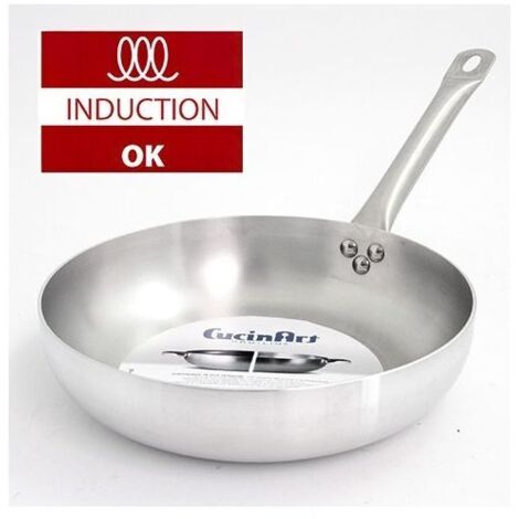 Padella per induzione in alluminio con un manico Cm 40