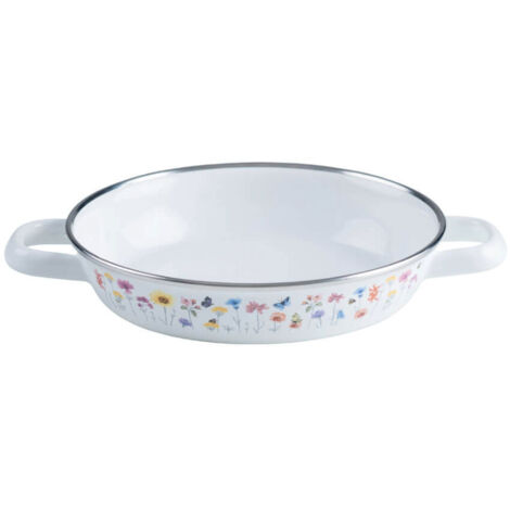 Padella per uova Riess Country Flora Ø20 cm smalto