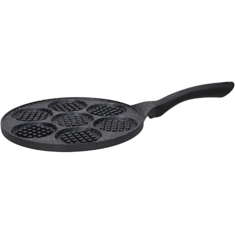 Padella Premium Per Waffle In Alluminio Nero 26 Cm