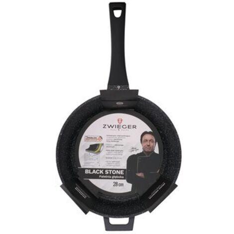 Padella profonda Zwieger 28 cm Black Stone - Granito, antiaderente