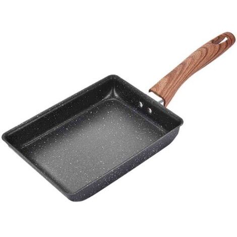 Padella quadrata antiaderente: ideale per cucinare all'aperto, nei ristoranti e a casa.