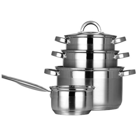 Padella Smile MGK-21 Acciaio Acciaio inossidabile Ø 18 cm Ø 24 cm Ø 20 cm Ø 16 cm (4 Unità)Smile