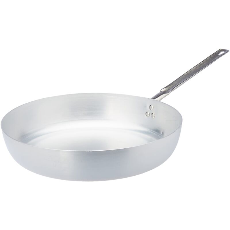 Pentole Agnelli PCMX01136 Padella Alluminio 1 Manico Inox, 36 cm