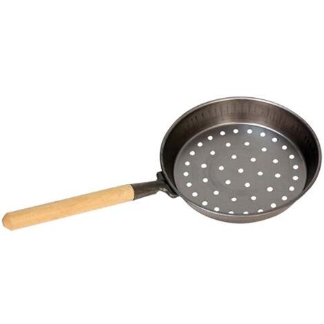 PADELLE BUCATE P/CASTAGNE M/LEGNO CM.30