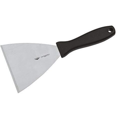 Paderno 18520-12 Spatola Triangolare professionale – Raschietto tagliapasta con manico, lama in acciaio inox, manico in polipropilene, 12 cm x 12 cm