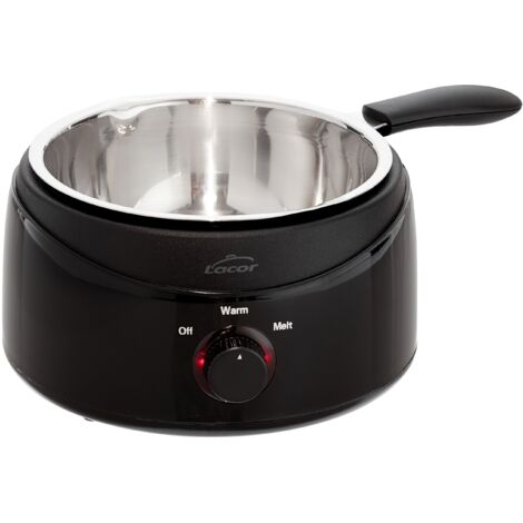 Paderno Apparecchio per fonduta nero 1 litro