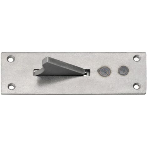 Paderschnapper, Platte 40 x 115 mm, Stahl blank  Fensterfeststeller