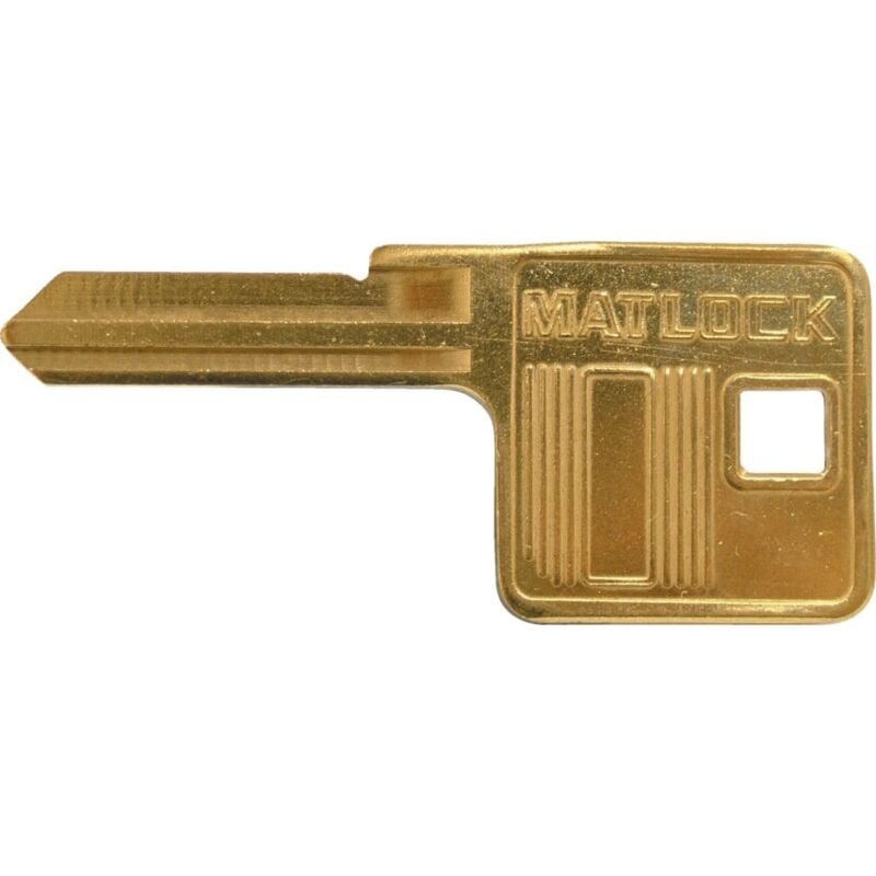 Matlock - KB6 Key Blank to Suit 38mm-50mm Anti Pick Solid Steel mtl Pad- you get 5