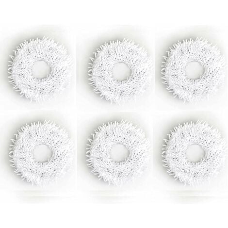 KMOND Pads Tampons a Franges De Rechange Microfibre Pour Yeedi Mop Station, Robot Laveur