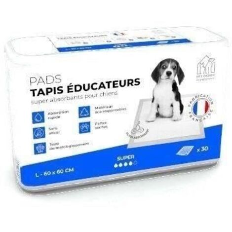 PADS Tapis educateur chien  60x60 - 30 tapis