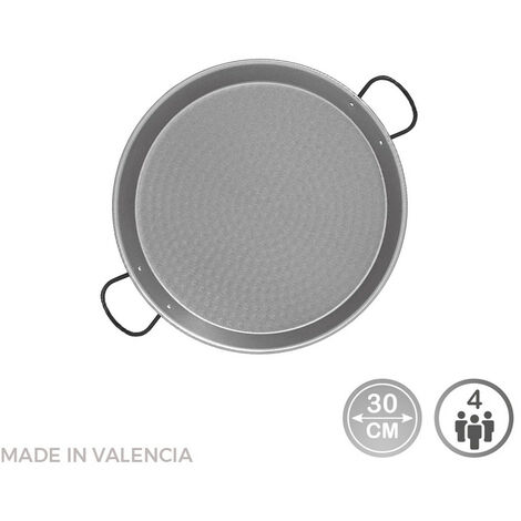 Paella Acier Induction ø30cm Compatibilité Induction Et Vitro. - Vaello