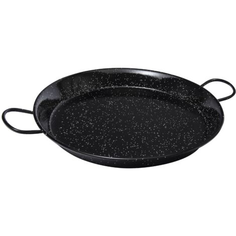 Paellaplatte aus Emaille-Metall  Ø 36 cm