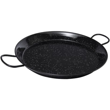 Paellaplatte aus Emaille-Metall  Ø 40 cm