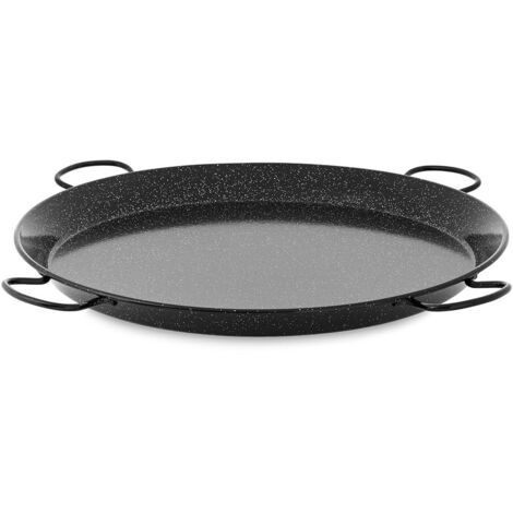Paellaplatte aus Emaille-Metall  Ø 80 cm