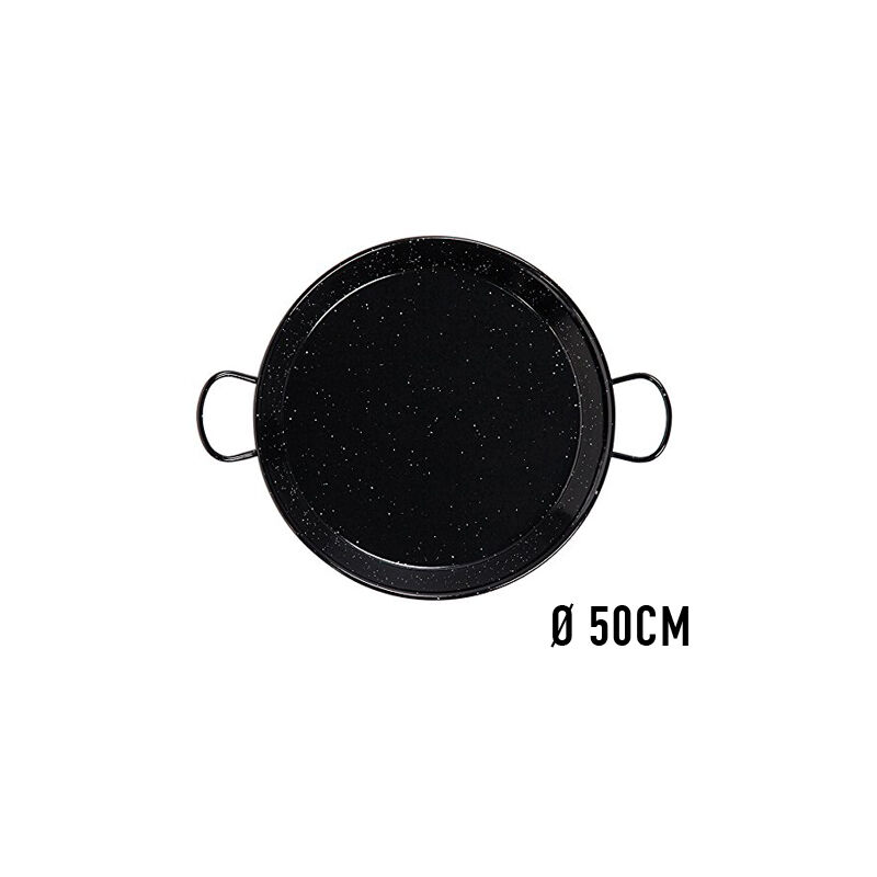 

Paellera acero esmaltado Ø500mm 12-14 raciones