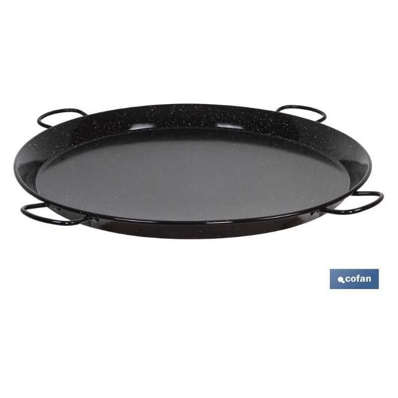 

Paellera acero esmaltada Ø800 mm 4 asas