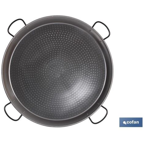PAELLERA ACERO PULIDA Ø90cm(4 asas)