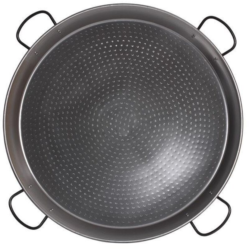 

PLIMPO paellera acero pulida ø900 mm (4 asas)