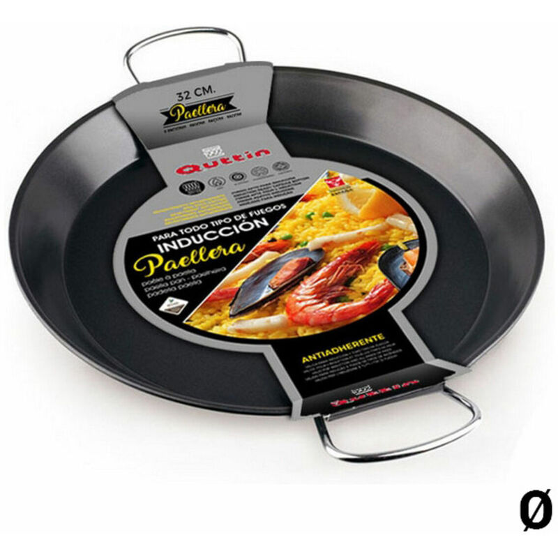 

Paellera Antiadherente Negro Ø 32 cm - Quttin
