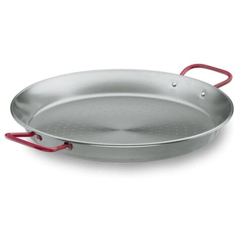 Paellera Clásica de Acero Lacor  66 cm  22 Raciones  Paellera Resistente  Lacor